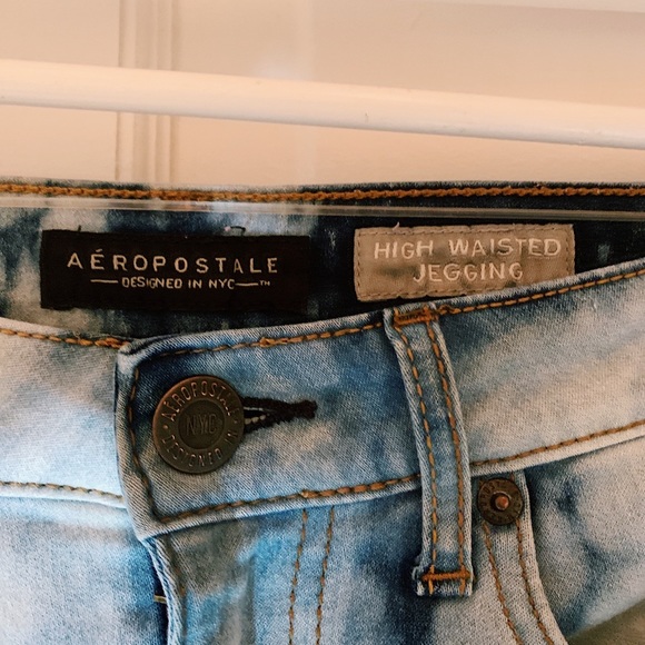 High waisted Aeropostale jeggings - Picture 3 of 4